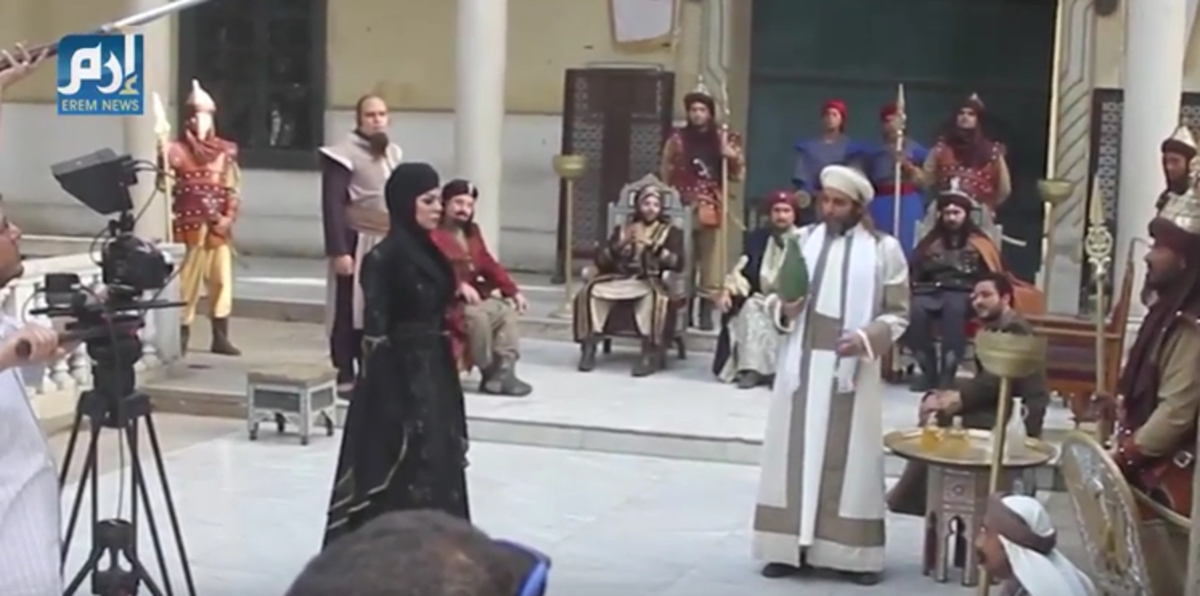 "إرم نيوز" يرصد كواليس تصوير المسلسل الديني الوحيد في رمضان (فيديو)