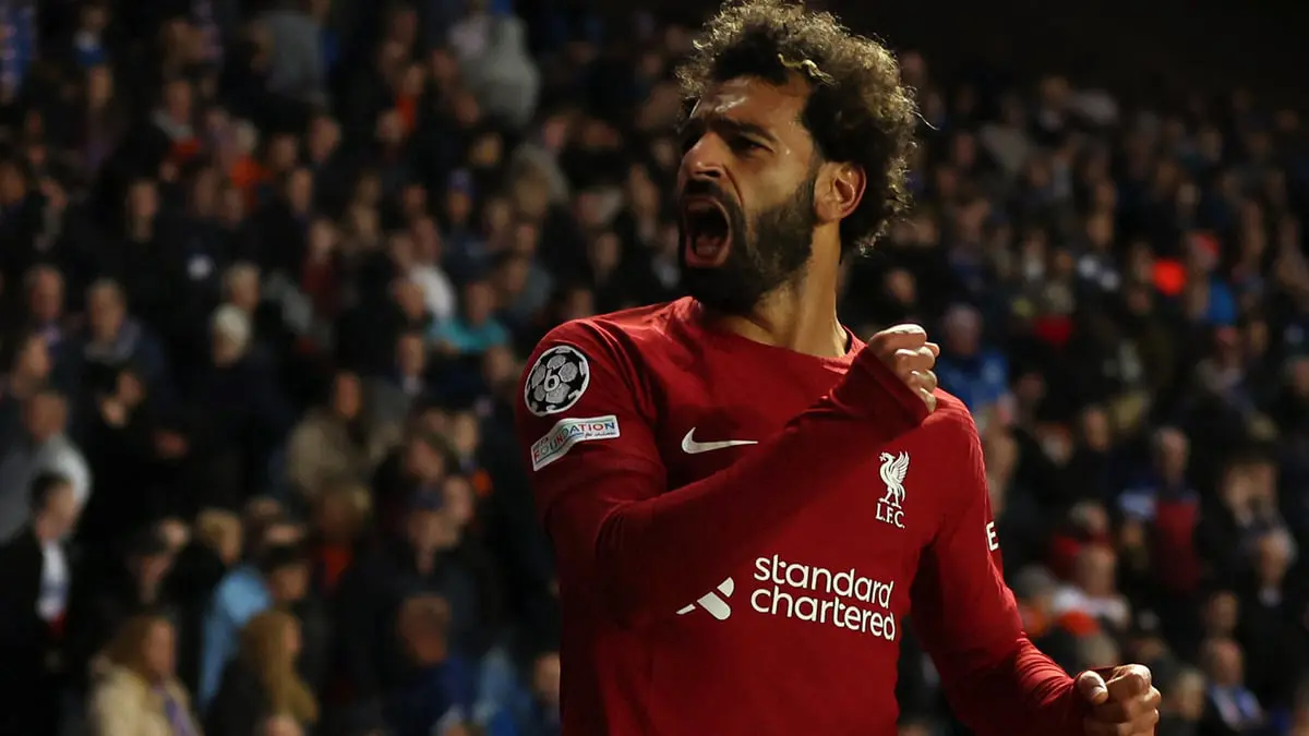 أهداف محمد صلاح في مباراة رينجرز ضد ليفربول (فيديو)