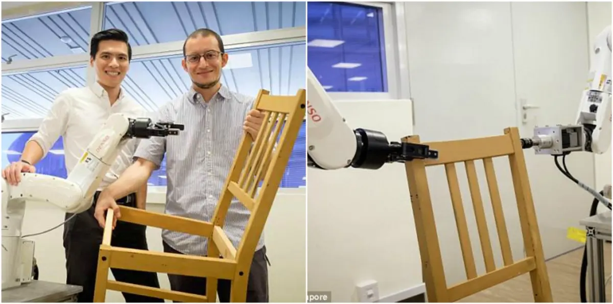 بالفيديو.. ابتكار روبوت يستطيع صنع كرسي خشب في أقل من 9 دقائق