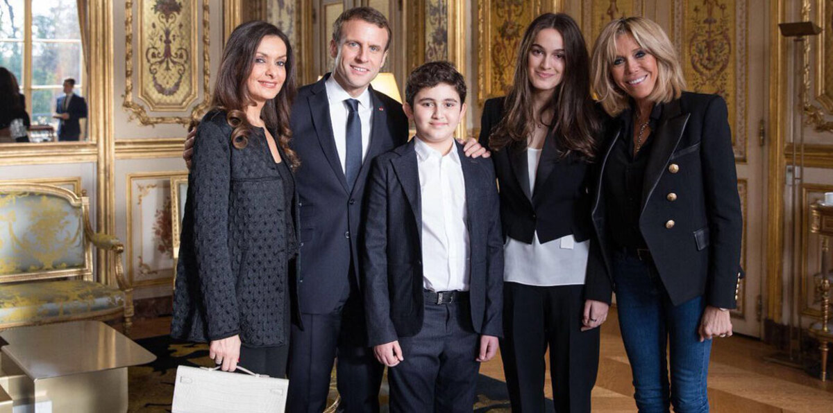 عائلة الحريري تزور الرئيس الفرنسي في باريس
