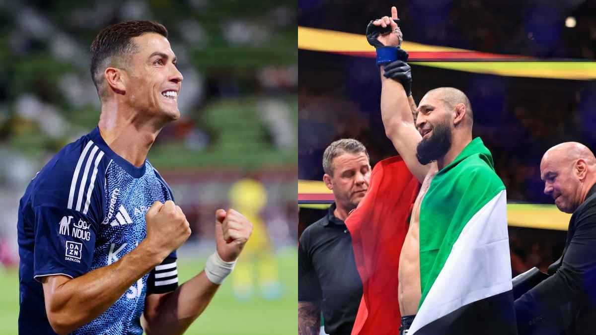 أنت التالي.. رسالة الإماراتي المرعب شيماييف لكريستيانو رونالدو (صورة)