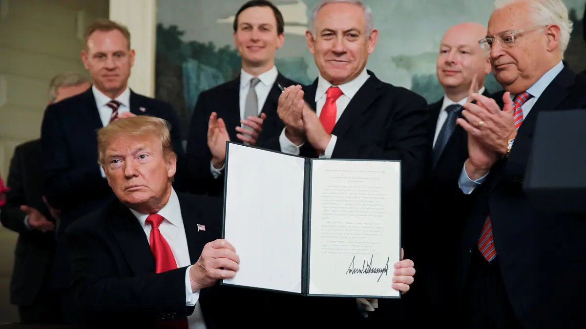 تنديد عربي بقرار ترامب حول الجولان السوري