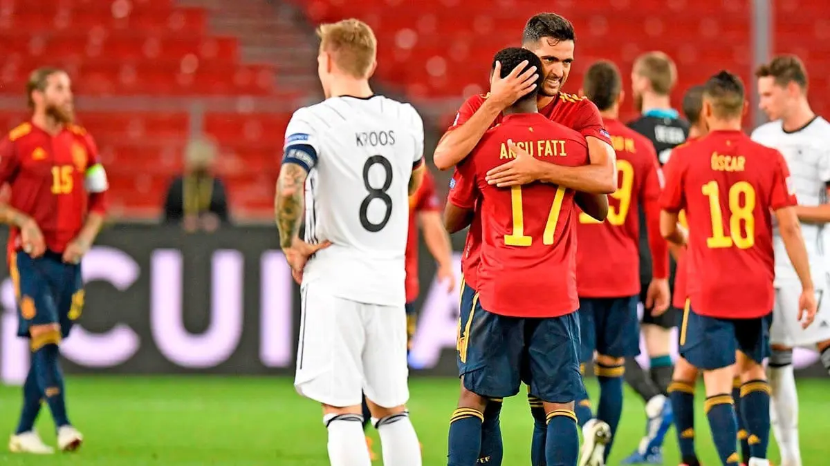 الموعد والقنوات الناقلة والتشكيل المتوقع لمباراة إسبانيا ضد ألمانيا