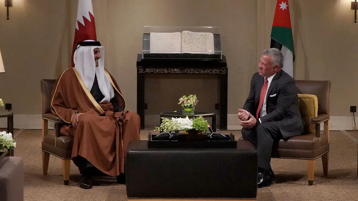 "جمعية جماعة الإخوان المسلمين" في الأردن ترحب بزيارة أمير قطر