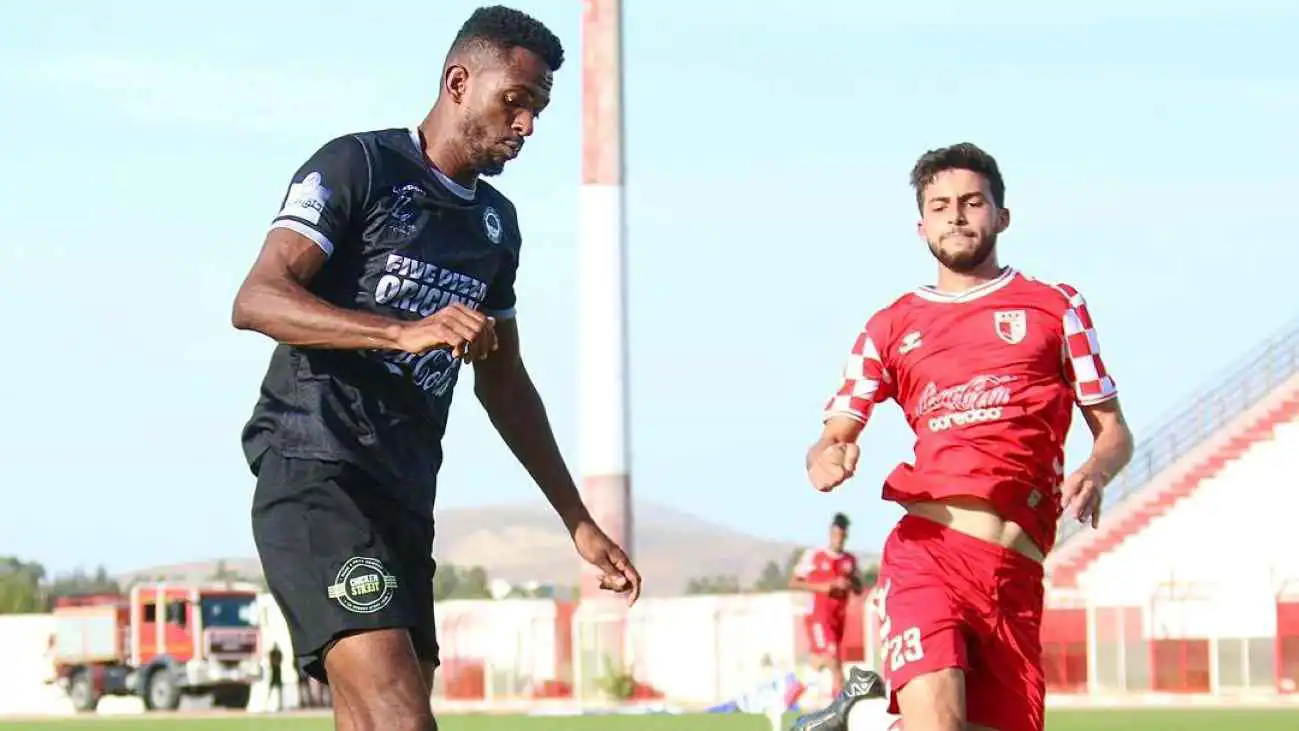 سيارتان تتجولان في ملعب مباراة بالدوري التونسي (فيديو)