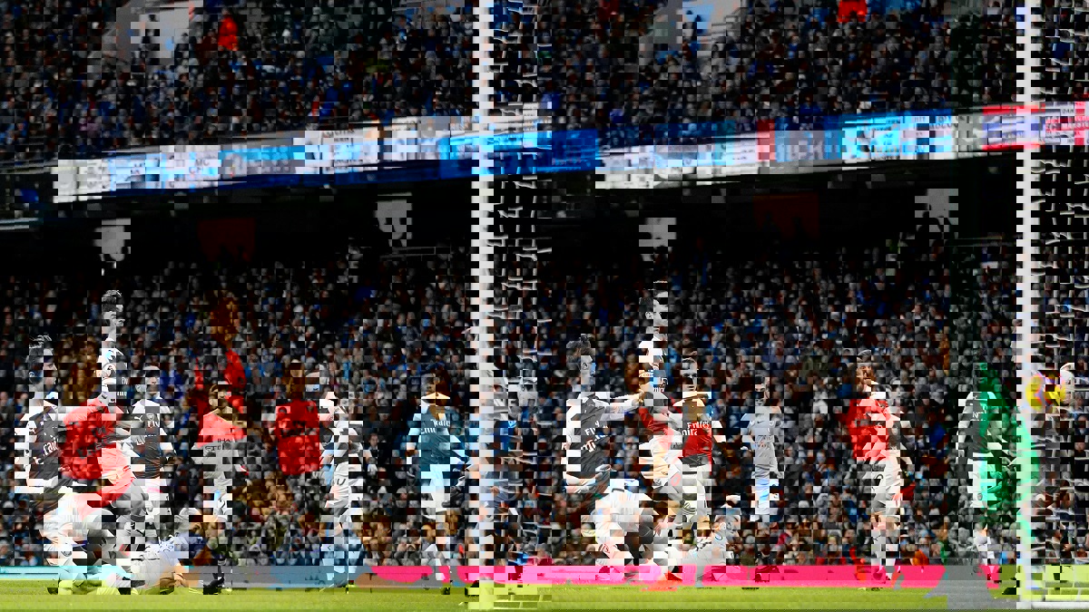 أهداف مباراة مانشستر سيتي وآرسنال.. 3/1 للسيتيزن  (فيديو)