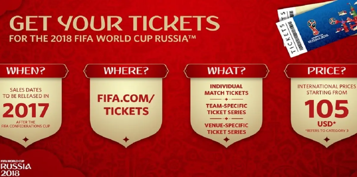 بدء طرح تذاكر كأس العالم في روسيا للبيع