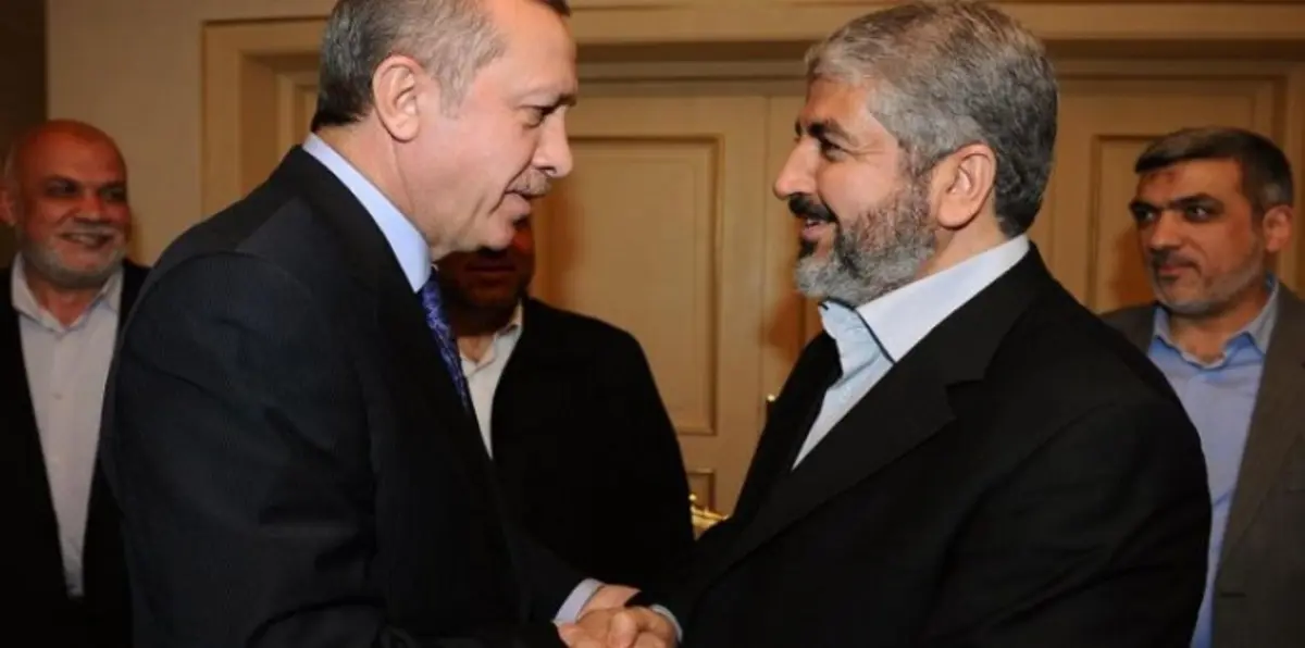 أردوغان يجتمع مع خالد مشعل في اسطنبول