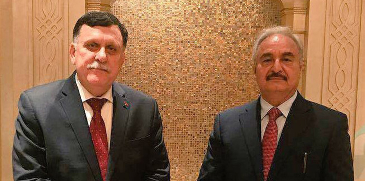 الإمارات تعلن نجاح لقاء حفتر والسراج في أبوظبي