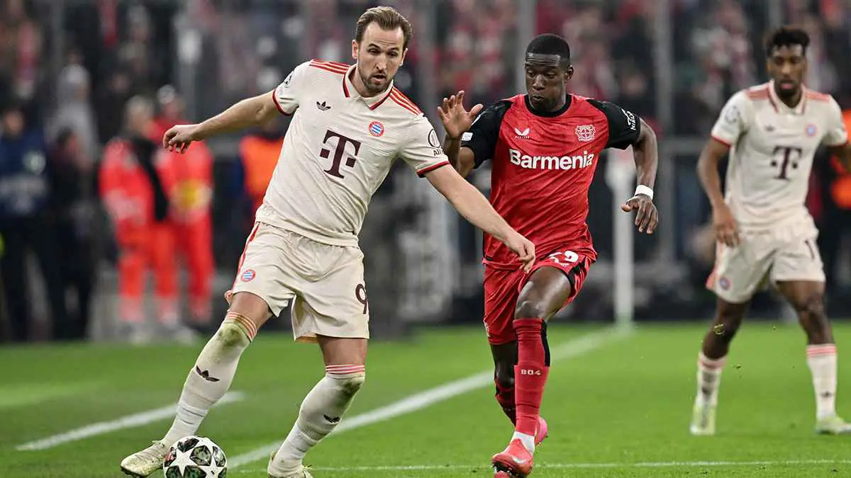 هاري كين يقود بايرن ميونخ لسحق باير ليفركوزن بدوري أبطال أوروبا