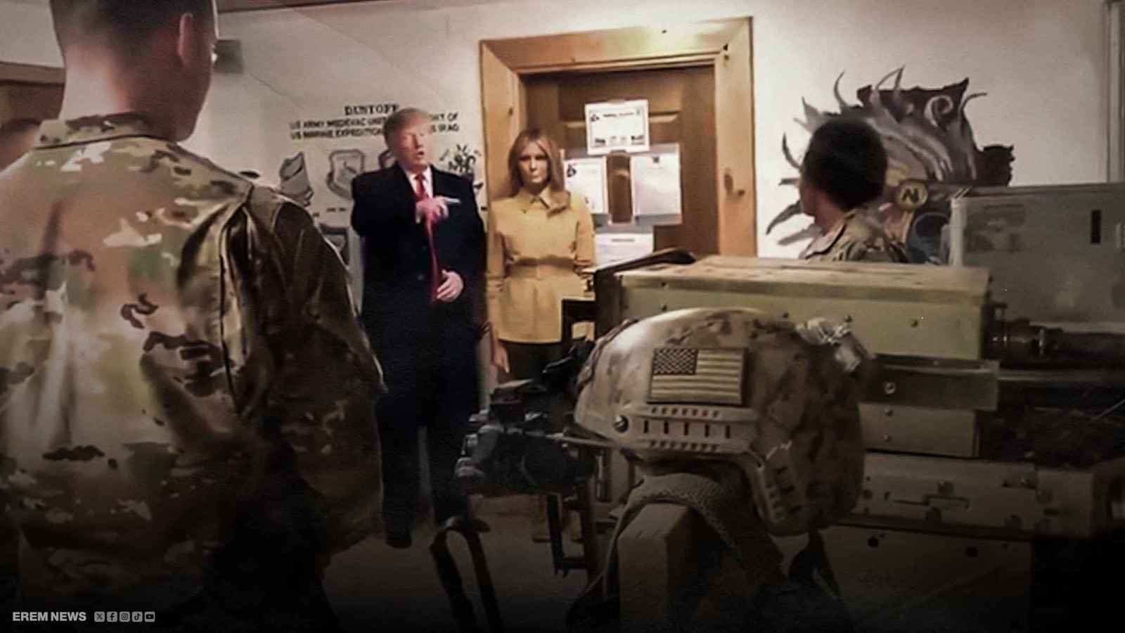 رحلة ترامب السرية إلى العراق