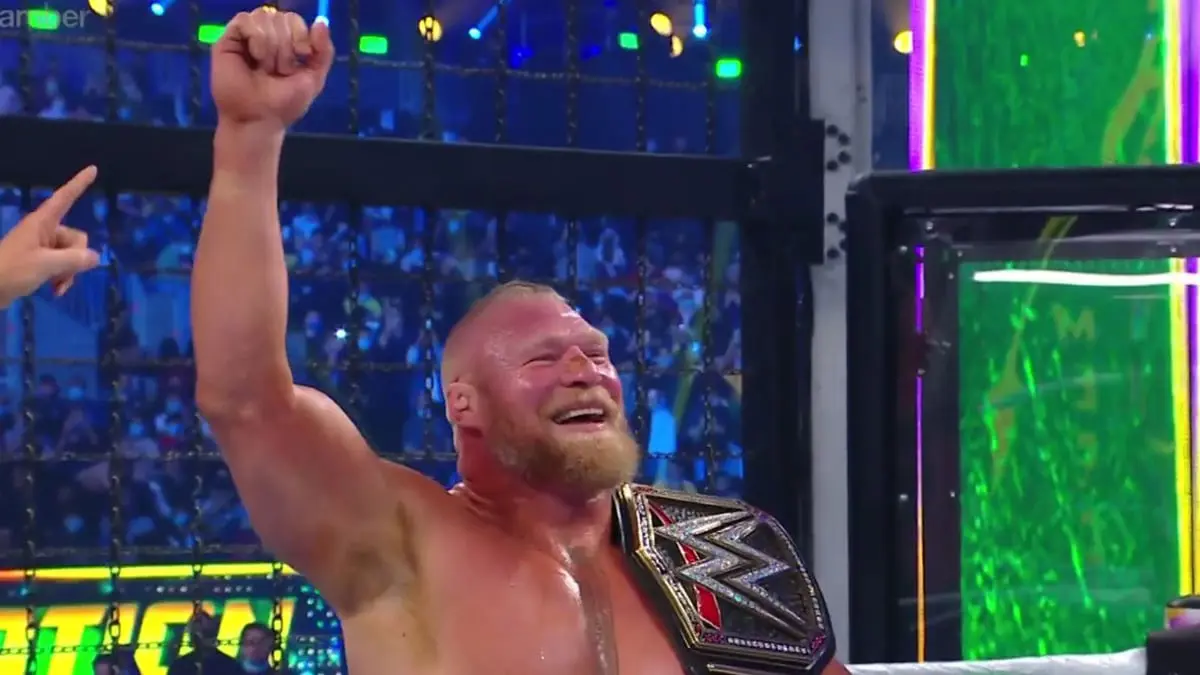 نتائج إليمنيشن تشامبر 2022: بروك ليسنر يستعيد لقب WWE.. وروندا روزي تفوز "بيد واحدة"