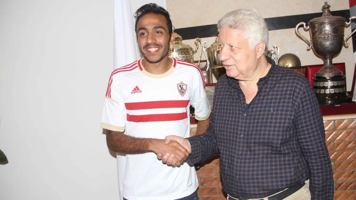 مرتضى منصور رئيس نادي الزمالك يسعى لحل ودي مع كهربا