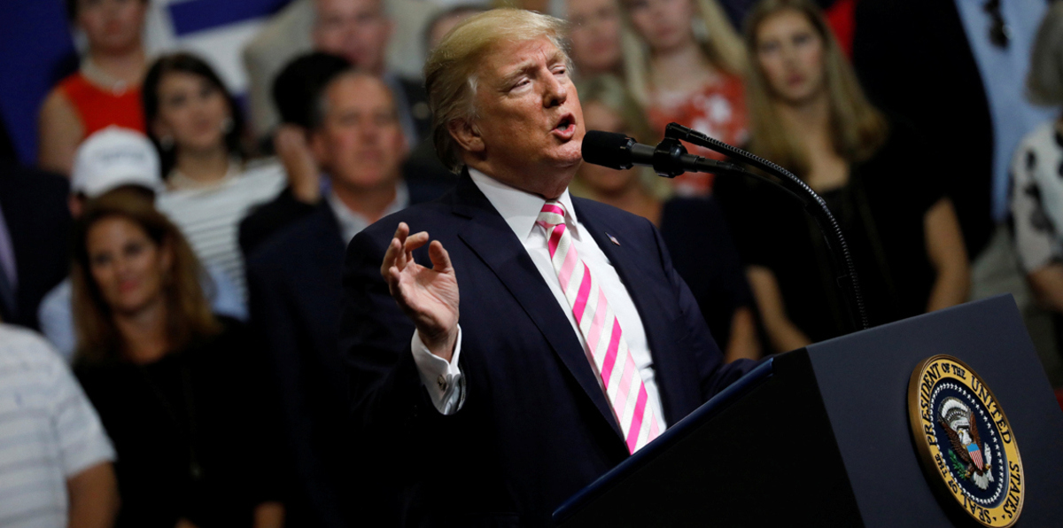 ترامب: فعليًا ليس هناك اتفاق نووي مع إيران بعد تجربتها الصاروخية