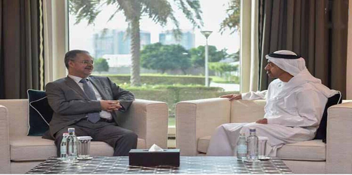 عبد الله بن زايد يلتقي وزير الخارجية اليمني