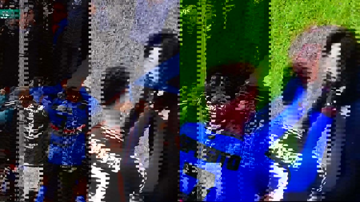 احتفال غريب من إسبوزيتو لاعب سامبدوريا مع مدربه أندريا بيرلو (فيديو)