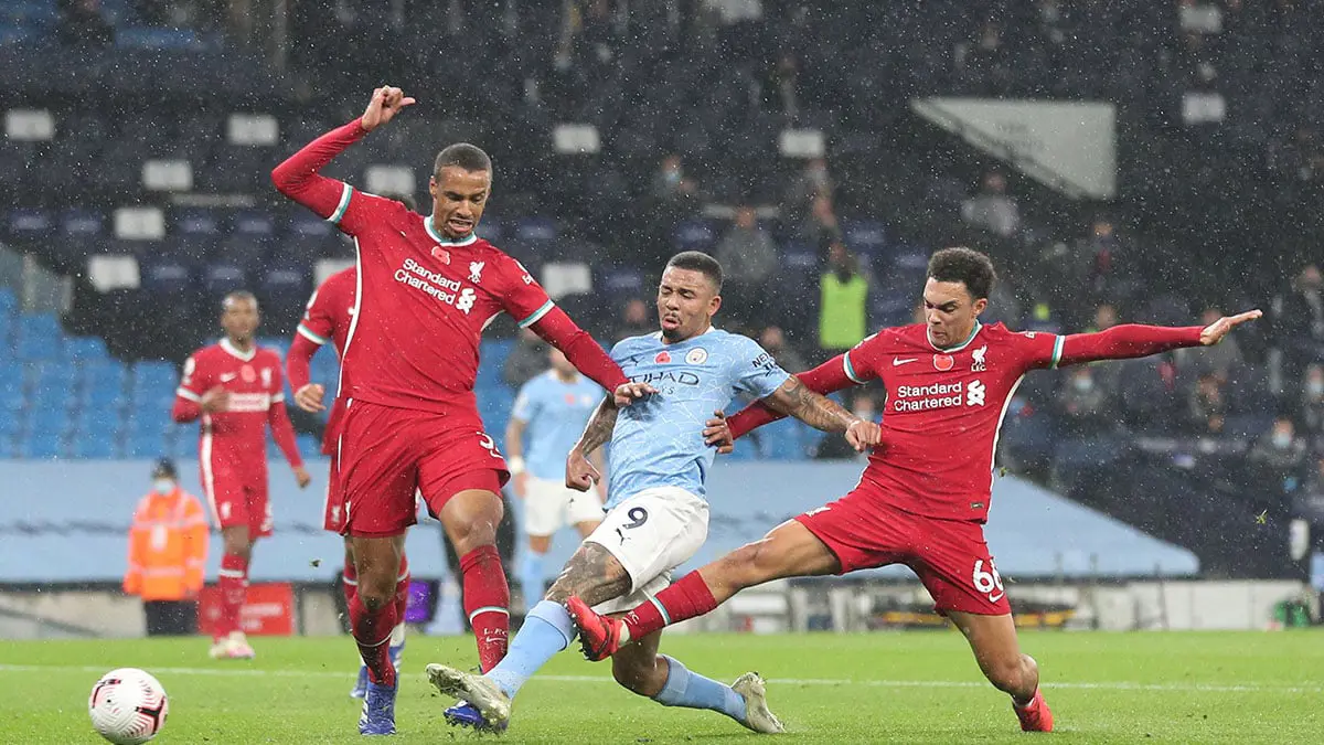 جيسوس: التعادل مع ليفربول ليس في مصلحة مانشستر سيتي