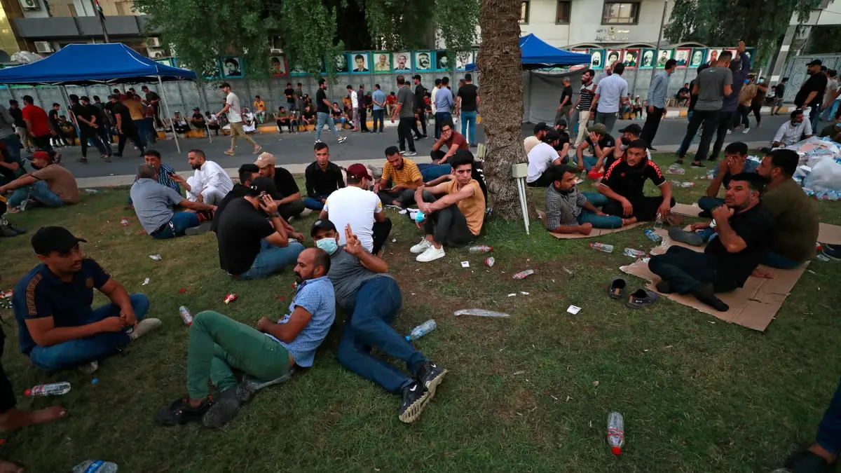 بعد حسم ملف الانتخابات العراقية.. أنصار الفصائل المسلحة ينهون اعتصامهم في بغداد