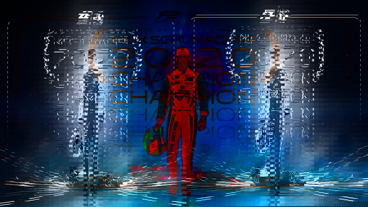 ميك نجل الأسطورة مايكل شوماخر يتوج ببطولة فورمولا 2