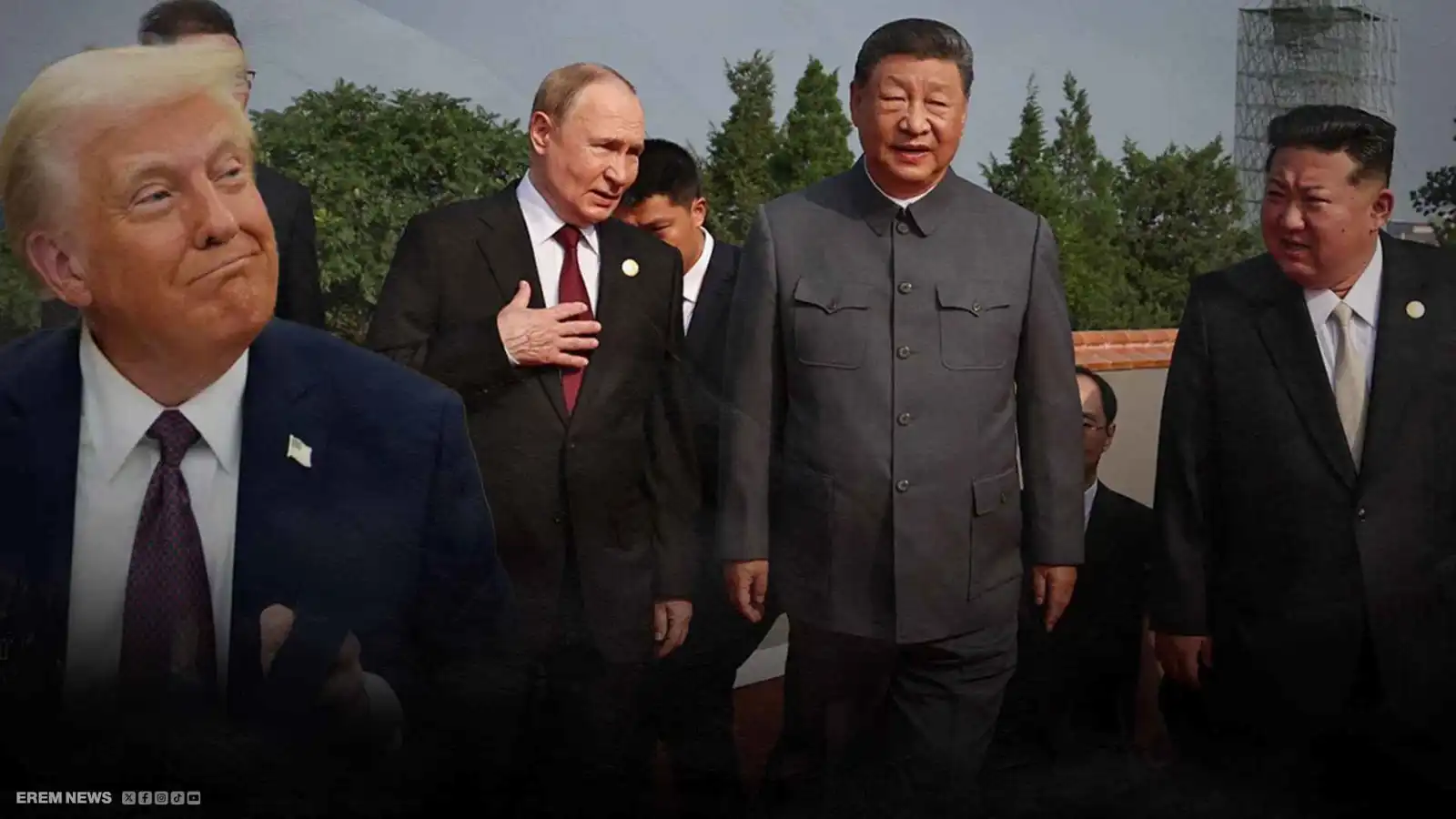 "سلّموا على بوتين وكيم".. رسالة ساخرة من ترامب للرئيس الصيني (فيديو إرم)