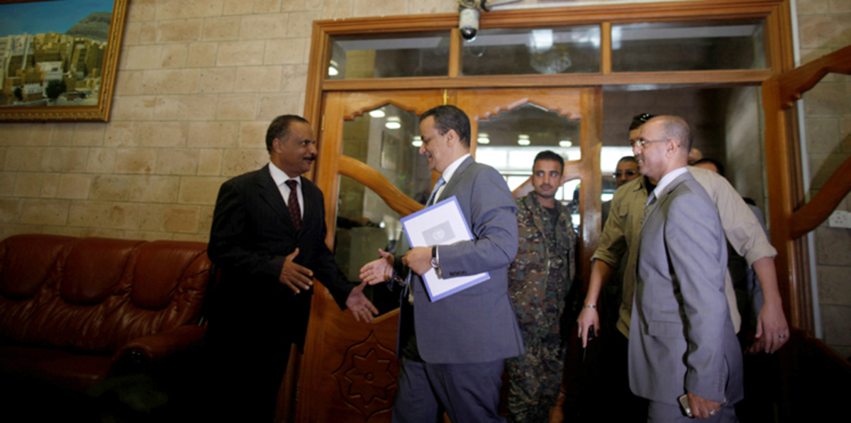 ولد الشيخ يبحث "خريطة الطريق" مع السفراء المعتمدين لدى اليمن ويلتقي هادي قريبًا