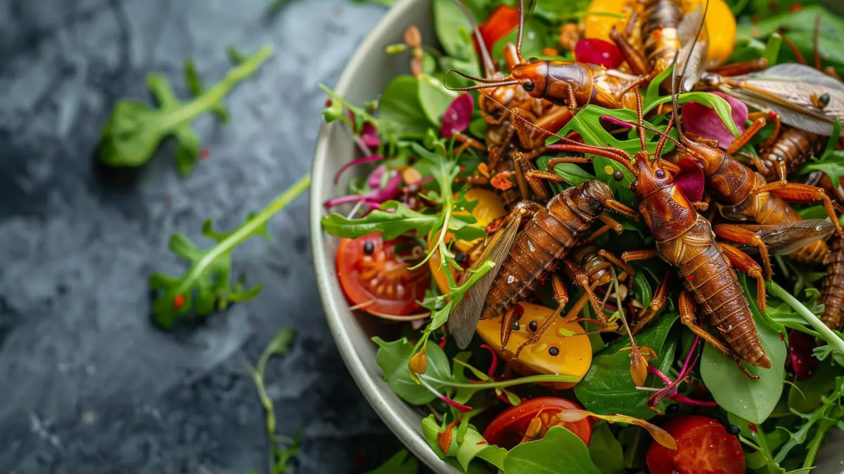 حشرات ومعكرونة خضراء.. الذكاء الاصطناعي يتنبأ بشكل غذاء البشر مستقبلا (صور)