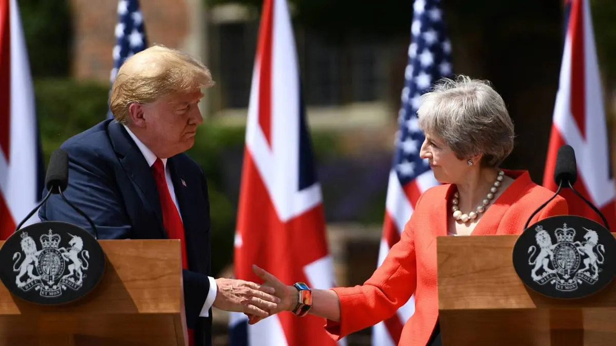 رغم استقالتها.. ترامب يعد تيريزا ماي باتفاق "تجاري كبير جدًا"