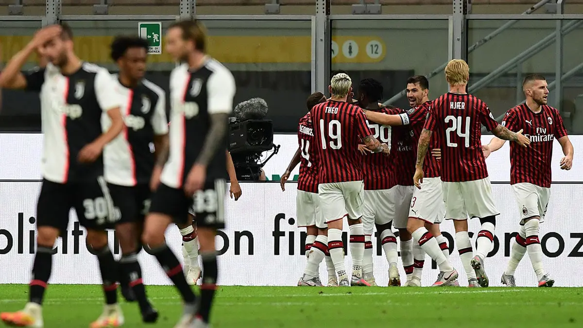 "ريمونتادا" مبهرة من ميلان توقف قطار يوفنتوس في الدوري الإيطالي