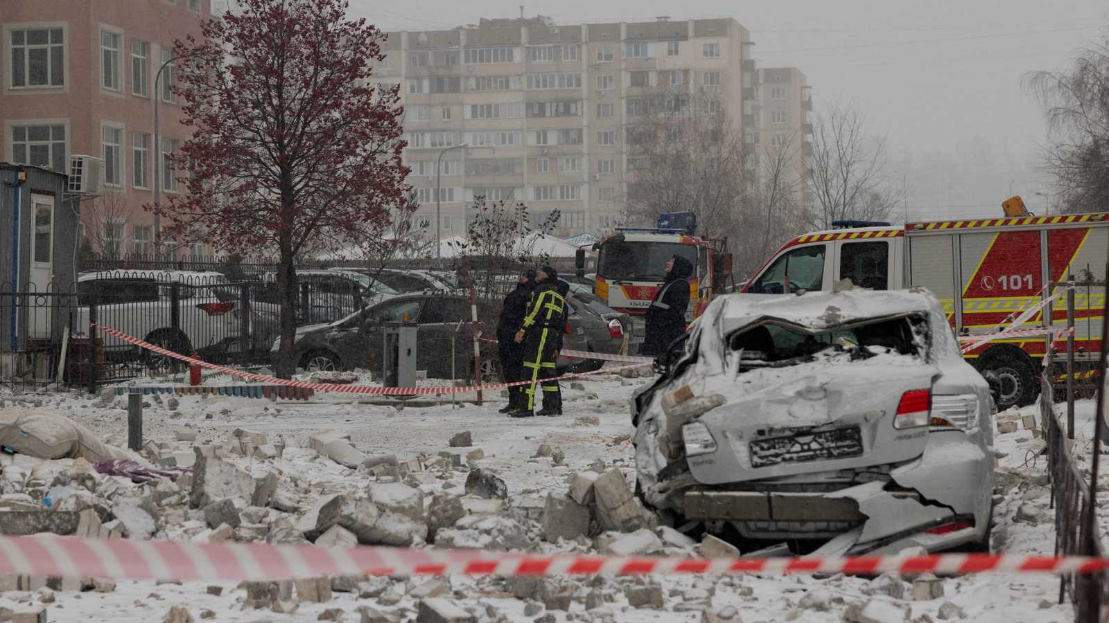 هجوم روسي على كييف وآلاف الأوكرانيين يعيشون بلا تدفئة