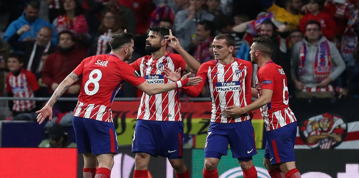 دييغو كوستا يطيح بأحلام فينغر ويدفع بأتلتيكو مدريد لنهائي الدوري الأوروبي أمام مارسيليا (فيديو)