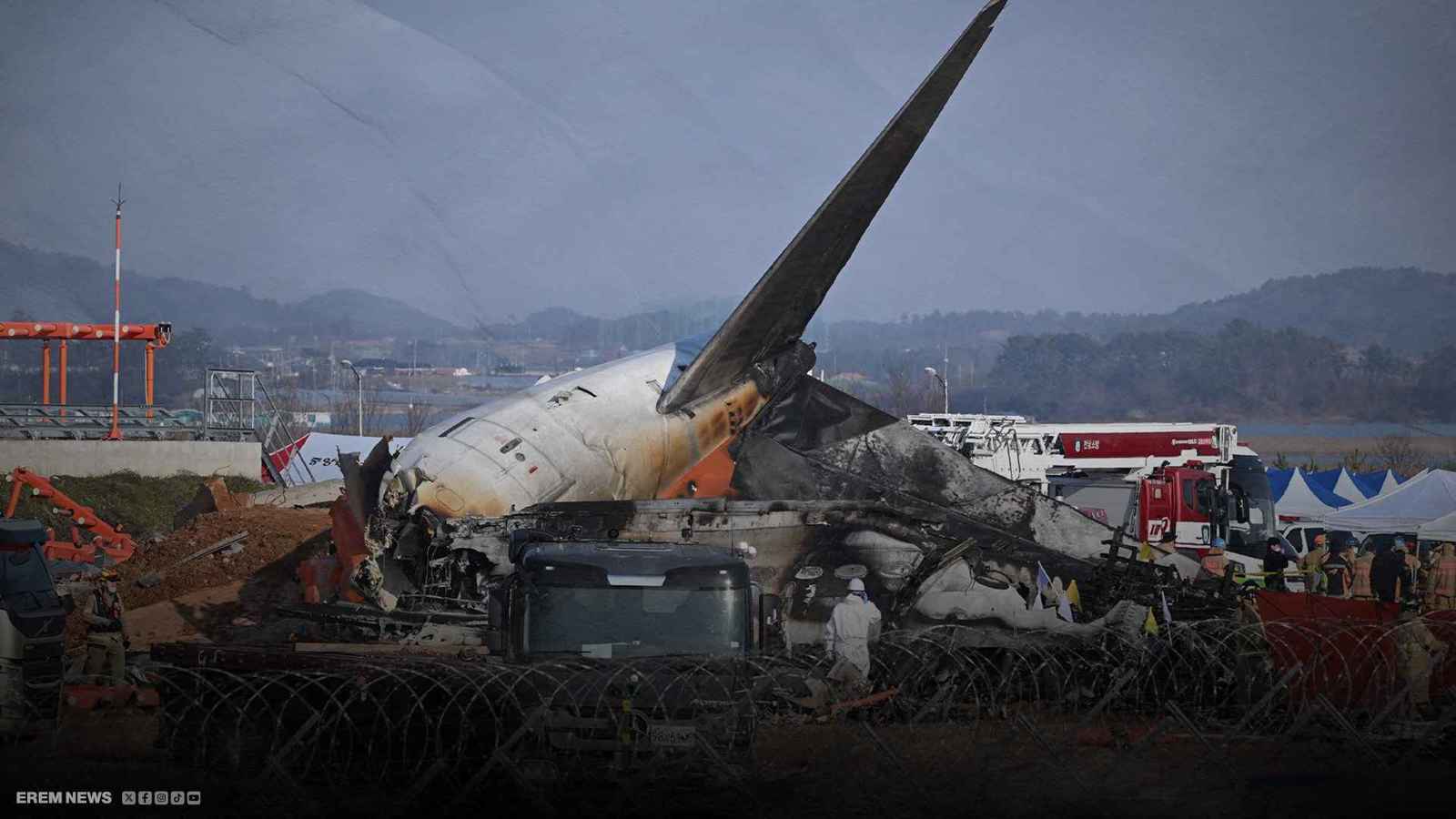 الطائرة الكورية الجنوبية المنكوبة.. تفاصيل الدقائق الأخيرة للكارثة