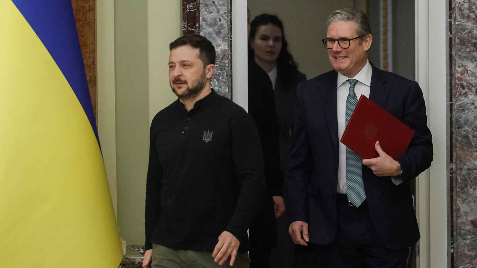 مدتها 100 عام.. شراكة "تاريخية" بين زيلينسكي وستارمر
