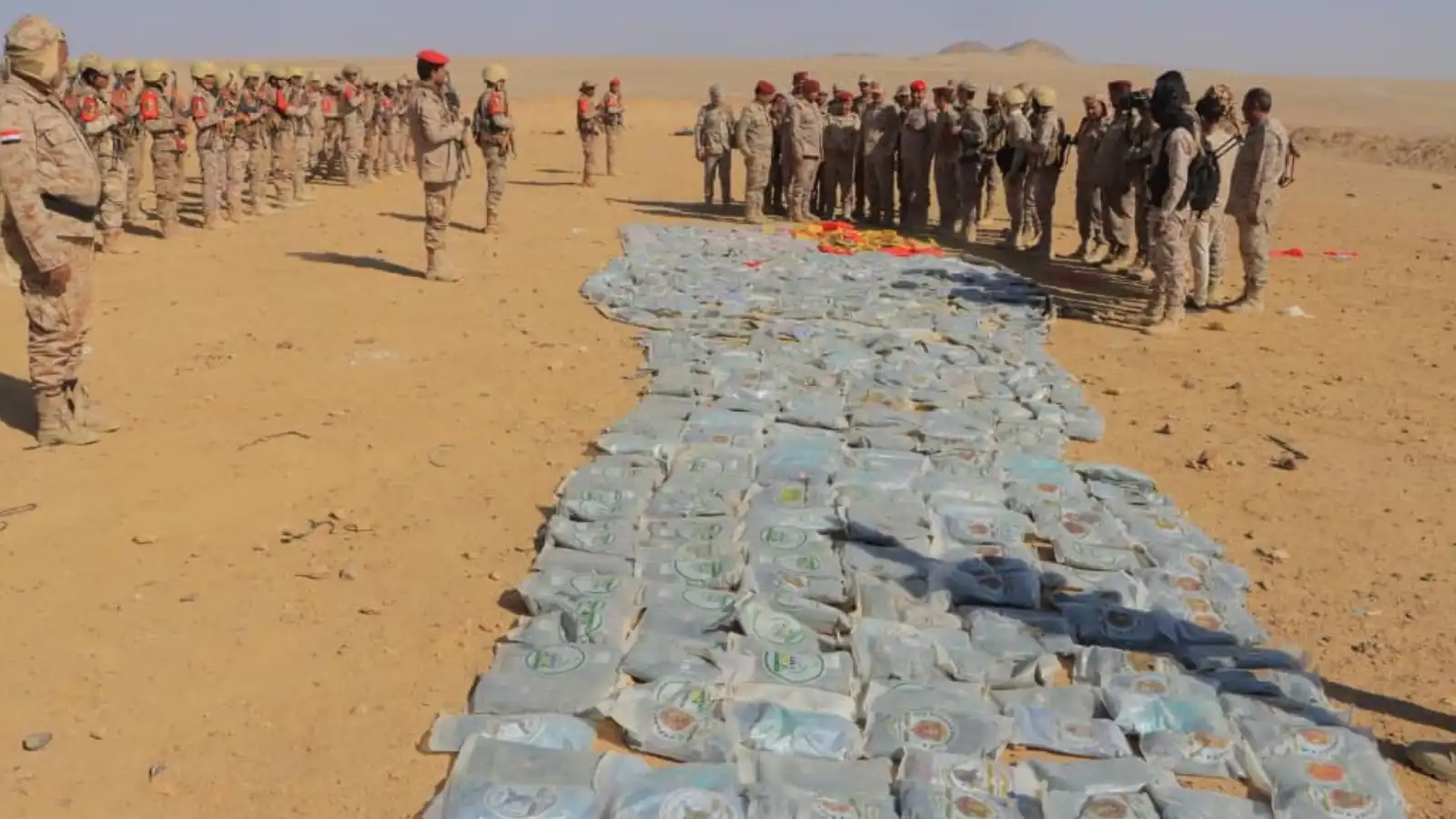 ضبط كمية ضخمة من الحشيش في الجوف قبل وصولها إلى الحوثيين