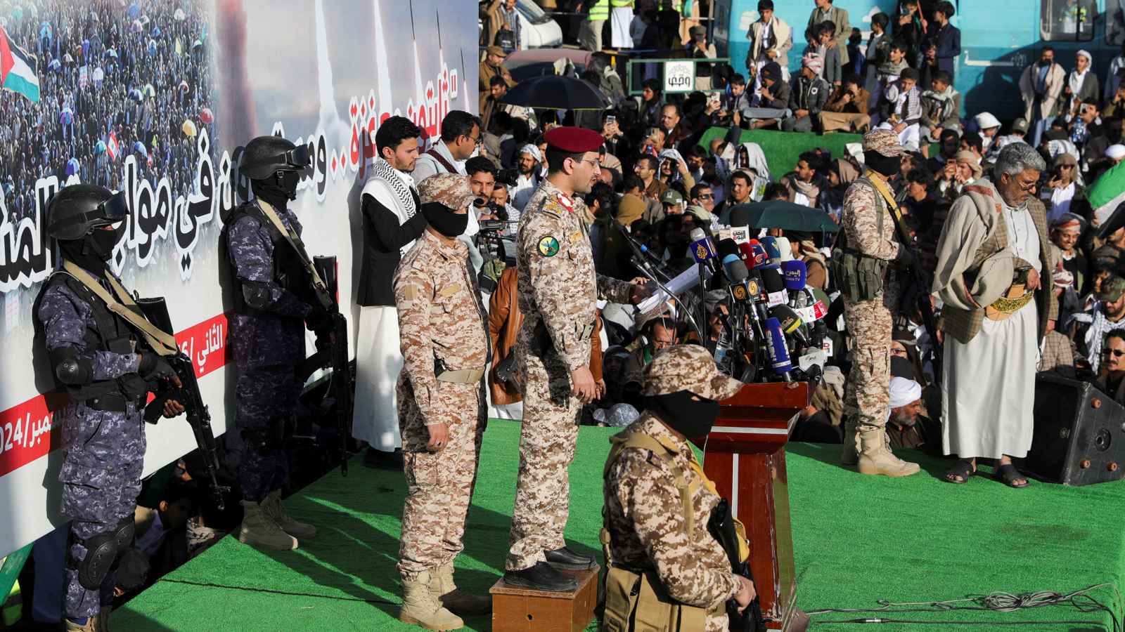 بالاشتراك مع ميليشيات عراقية.. الحوثيون يشنون 3 هجمات ضد إسرائيل