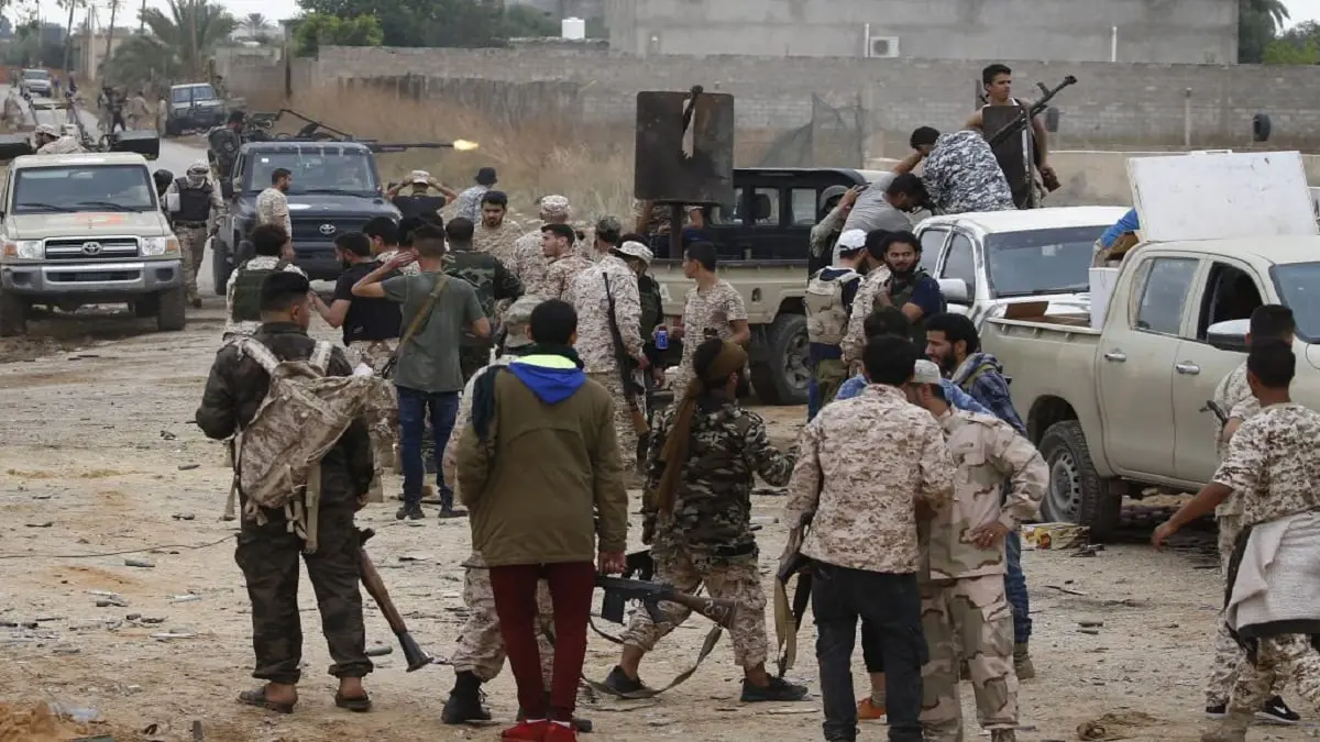 قوات الوفاق الليبية تدخل ترهونة ومئات العائلات تفر إلى بني وليد