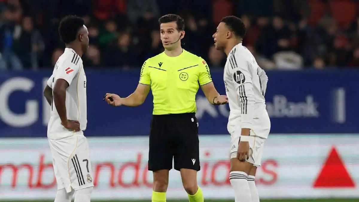 حكم مباراة ريال مدريد وأوساسونا 