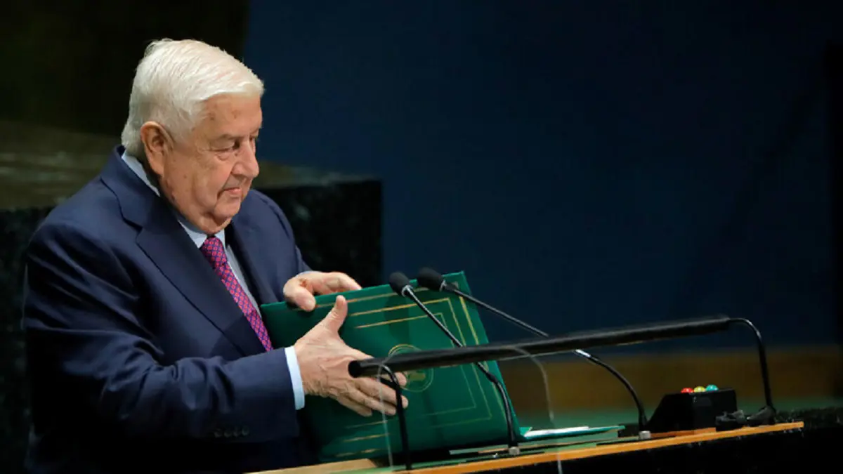 المعلم: اتفقنا مع المبعوث الأممي على مرجعيات ومبادئ تحدد عمل اللجنة الدستورية‎