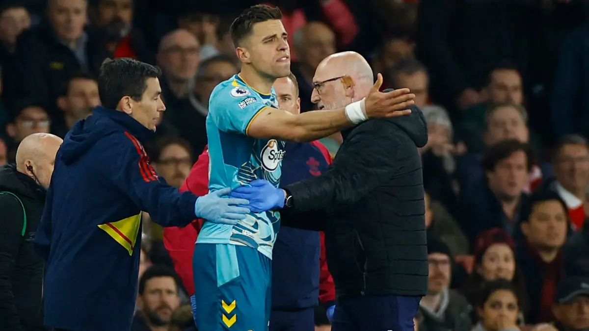 تعرض لإصابة في الرأس.. غضب بيدناريك على الفريق الطبي لساوثهامبتون بعد منع عودته للعب (فيديو)