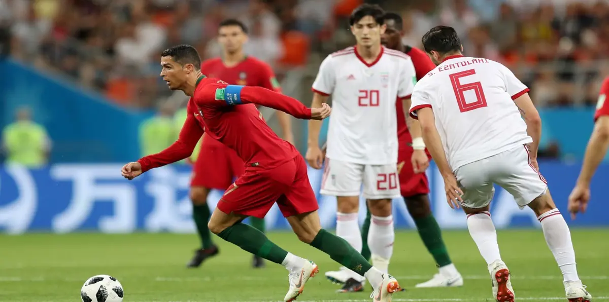 أهداف مباراة البرتغال وإيران.. كواريزما يتقدم وكريم أنصاري يتعادل (فيديو)
