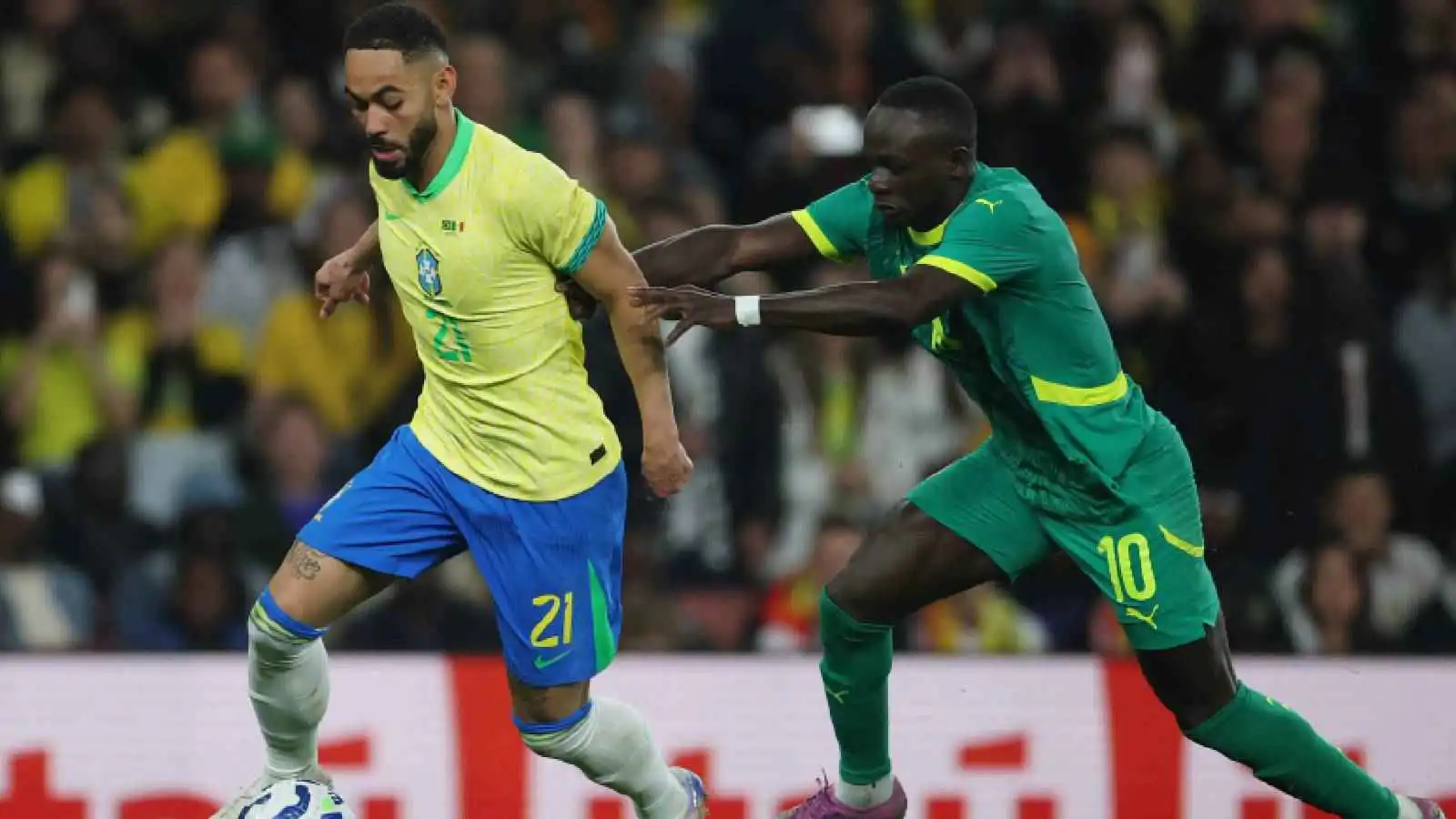 ثلاثي الدوري السعودي.. ماذا قدم كوليبالي وميندي وساديو ماني أمام البرازيل؟