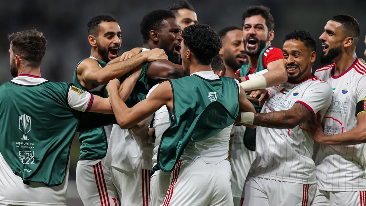 الشارقة يتوج بكأس رئيس الإمارات على حساب الوحدة (فيديو)
