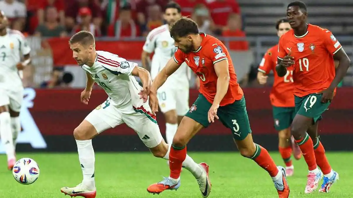 ملخص وأهداف ورجل مباراة المجر والبرتغال في تصفيات كأس العالم 2026