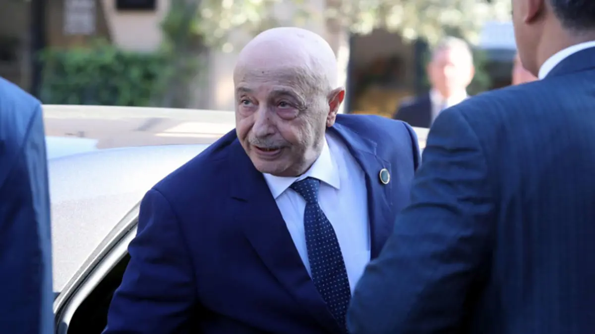 عقيلة صالح ونجل حفتر يصلان إلى الدوحة في زيارة رسمية إلى قطر