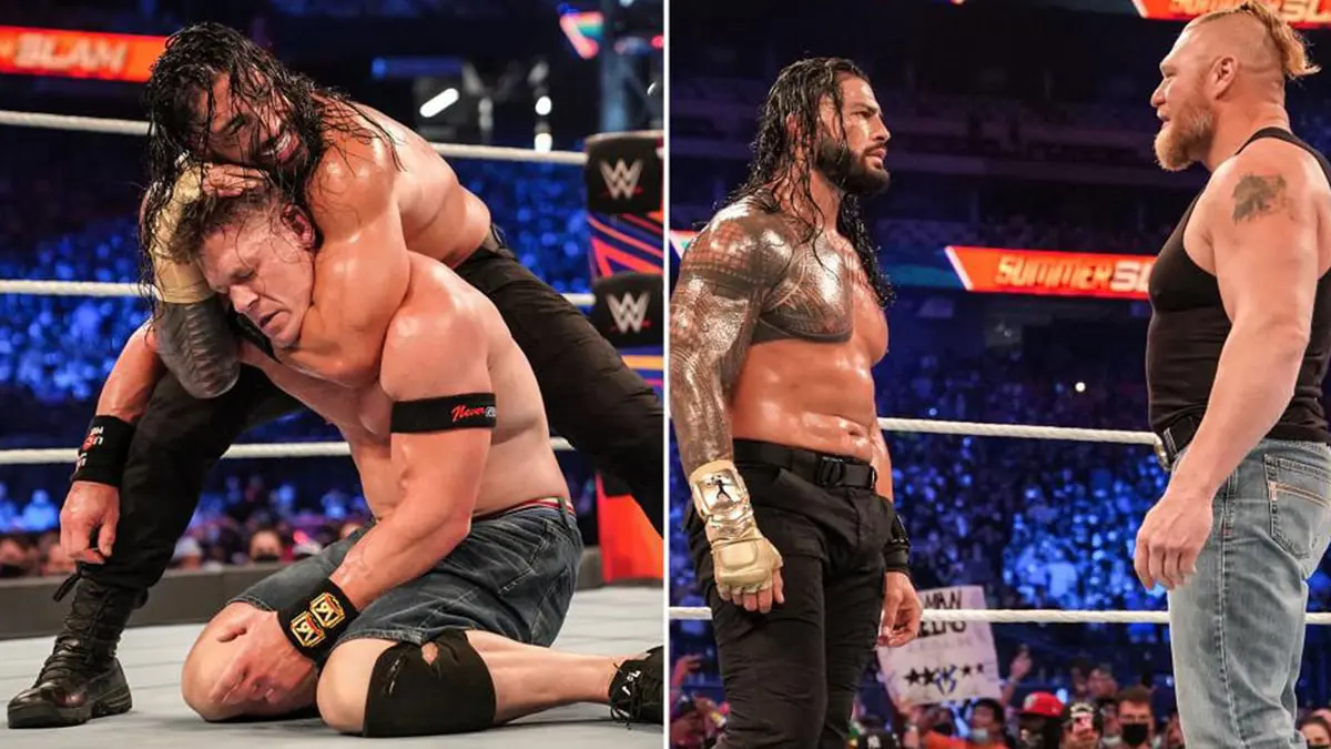 نتائج "SUMMERSLAM 2021": ظهور بروك ليسنر.. ورومان رينز يحطم جون سينا (فيديو)