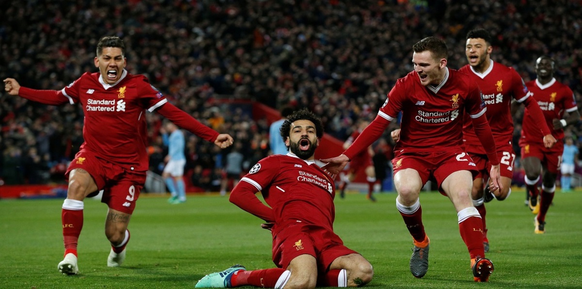 شاهد هدف محمد صلاح خلال مباراة ليفربول ومانشستر سيتي‎ (فيديو)