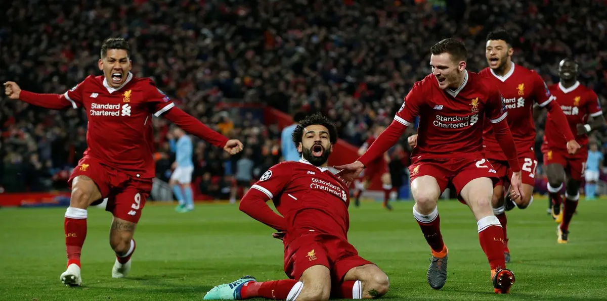 شاهد هدف محمد صلاح خلال مباراة ليفربول ومانشستر سيتي‎ (فيديو)