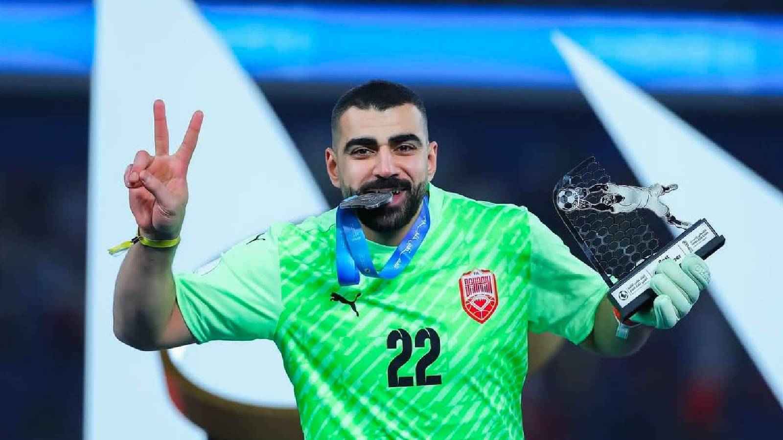 "هذا ردي لمن قالوا عني متين".. تصريحات نارية من حارس البحرين (فيديو)