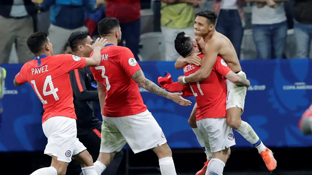 ركلات الترجيح ترجح كفة منتخب تشيلي على حساب كولومبيا في كوبا أمريكا (فيديو)