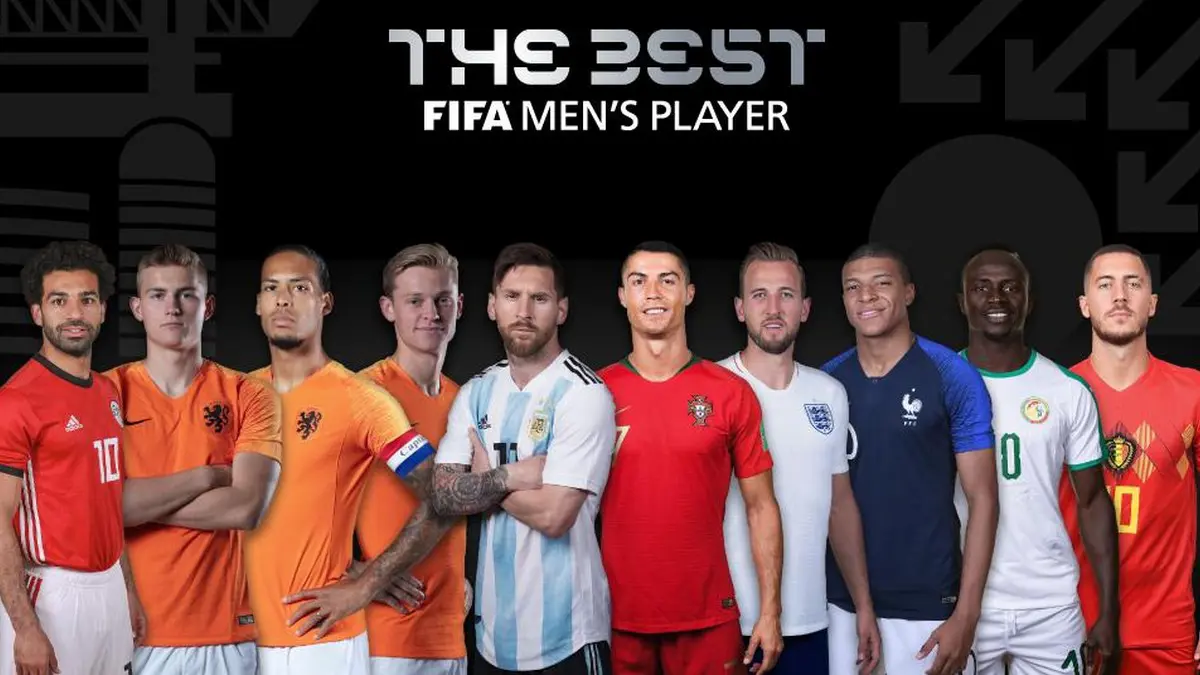 محمد صلاح ينافس رونالدو وميسي وماني وهازارد على جائزة "الأفضل"