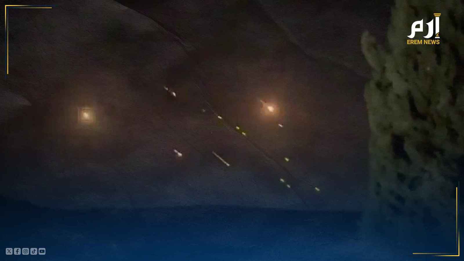 صواريخ إيران في سماء إسرائيل 